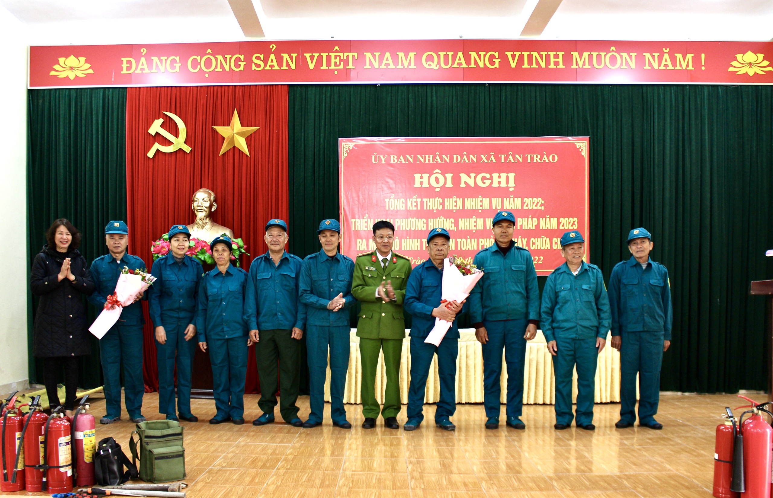 Ra mắt mô hình “Thôn an toàn phòng cháy và chữa cháy” tại thôn Ngọc Tỉnh, xã Tân Trào, huyện Kiến Thụy